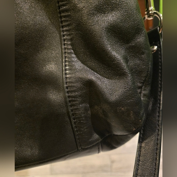 Coach Black Leather Crossbody Bag - Picture 7 of 9